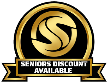 Seniors Discounts Available Badge